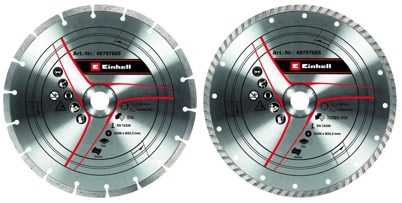 Diamanttrennscheibe Einhell Diamanttrennscheibe Ø 230 x 22,23 mm von Einhell – Produktbild