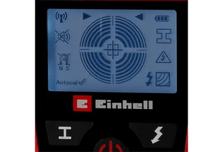 Digitale Leidingzoeker TE-MD 80 - Detectiediepte hout: 24 mm - metaal: 24 mm - ijzer: 80 mm - koper: 38 mm - geleiders: 60 mm van Einhell, Rood – productafbeelding 3 van 5