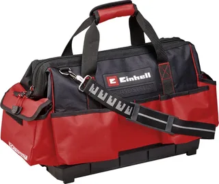 Werkzeugbox Systemkoffer E-Case Tasche, zur Aufbewahrung/Transport von Maschinen & Werkzeug von Einhell, Rot – Produktbild 1 von 5