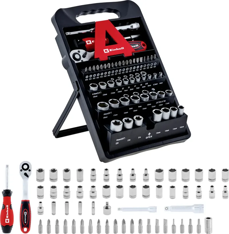 Einhell 372450 Bit-Set 61teilig Schlitz, PH, PZ, T-Profil by Einhell – product image