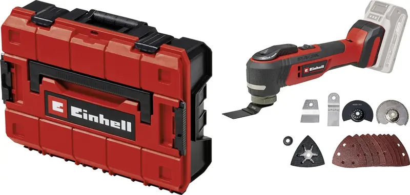 Einhell 4465190+4540011 Akku-Multifunktionswerkzeug bürstenlos, ohne Akku, ohne Ladegerät, mit Zubehör, inkl. Koffer Anzahl mitgelieferte Akkus 0 von Einhell – Produktbild