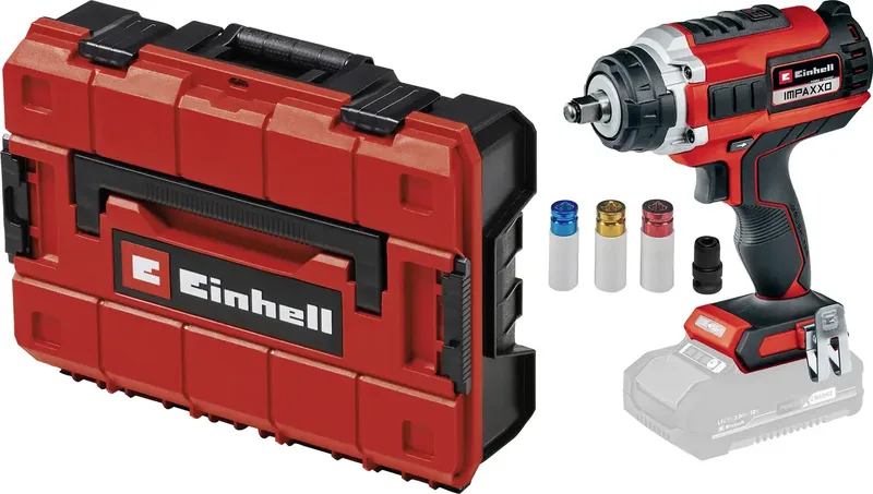 Einhell 4510070+4540011 Akku-Schlagschrauber 400 Nm 18 V Anzahl mitgelieferte Akkus 0 Li-Ion inkl. E-Case, ohne Ladegerät, ohne Akku von Einhell – Produktbild