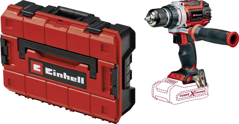 Einhell 4514210+4540011 Akku-Bohrschrauber 18 V inkl. E-Case, ohne Ladegerät, ohne Akku van Einhell – productafbeelding