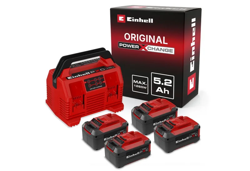 Einhell 4x5,2Ah PXC-Quattrocharger Kit Akku Starter-Set by Einhell – product image
