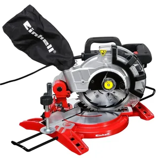 Elektrische Afkort-Verstekzaag TC-MS 2112 - 1600 W - Ø210 mm - Maximale zaagbreedte: 120 mm - Zwenkbare zaagkop: 45° - Incl. 48 tands zaagblad de Einhell – image du produit 2 sur 6