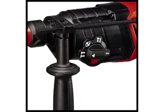 Elektrische Boorhamer TC-RH 800 4F - 800 W - Aantal slagen 4.500 /min - 2,6 J - SDS-Plus - Pneumatisch slagwerk - 4-functies: boren/hamerboren/Beitelen met of zonder beitelslot - Incl. Transport-/Opbergkoffer van Einhell – productafbeelding 3 van 5