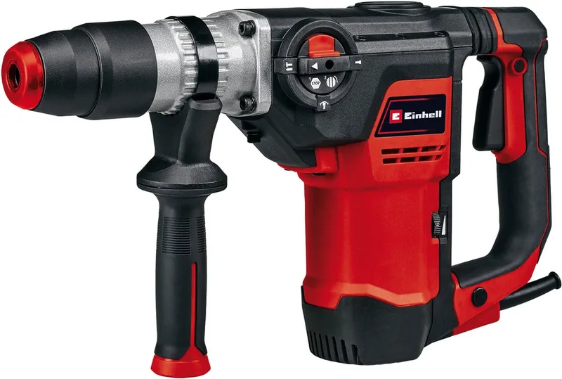 Elektrische Boorhamer TE-RH 40 3F - 1050 W - Aantal slagen: 4.100 /min - 10 J - SDS-Max - 3 functies: Hamerboren, beitelen met en zonder beitelfixatie - Incl. platte beitel en puntbeitel - Incl. Koffer von Einhell – Produktbild