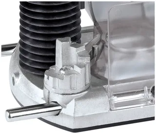 Elektrische Bovenfrees TC-RO 1155 E - 1100 W - 6 en 8 mm spantang - Snelheidsregeling - Zuigadapter - Incl. toebehoren van Einhell, Rood – productafbeelding 5 van 5