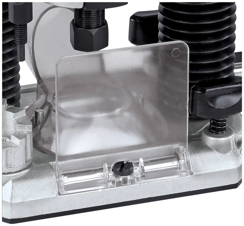Elektrische Bovenfrees TC-RO 1155 E - 1100 W - 6 en 8 mm spantang - Snelheidsregeling - Zuigadapter - Incl. toebehoren van Einhell, Rood – productafbeelding 4 van 5