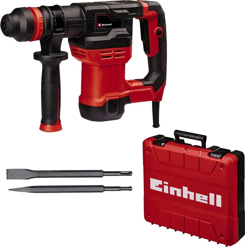 Elektrische Breekhamer TE-DH 5 - 750 W - 5 J - SDS-plus - Incl. Punt en platte beitel - Incl. Transport-/Opbergkoffer de Einhell – image du produit 4 sur 5