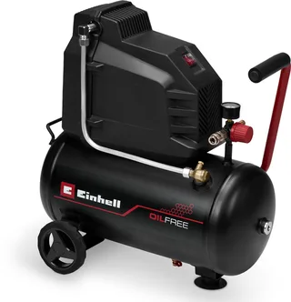 Elektrische Compressor TC-AC 190/24/8 I OF - 1500 W - 8 bar - 24 L tank - Aanzuigcapaciteit: 190 l/min - Olievrij de Einhell, Rouge – image du produit 1 sur 5