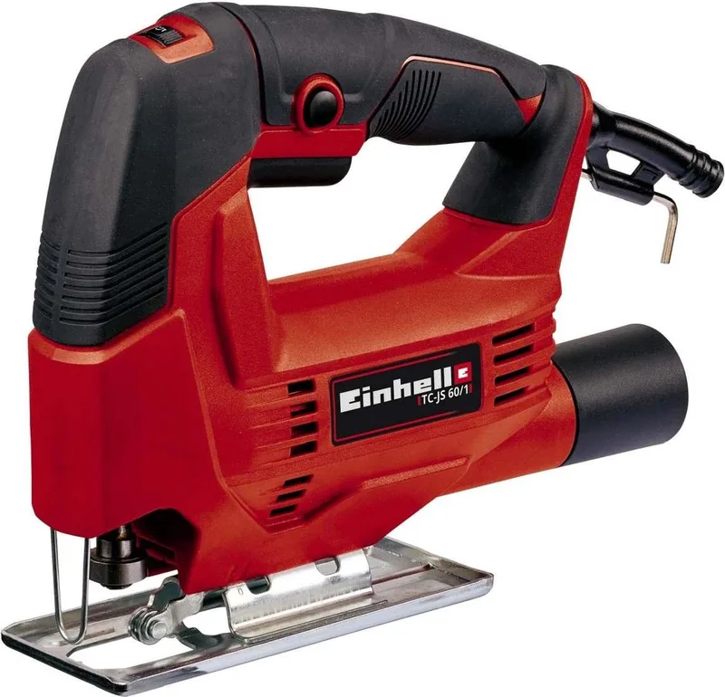 Elektrische Decoupeerzaag TC-JS 60/1 - 400 W - Slagfrequentie 1000-3000 t/min - Slaghoogte: 18 mm - Versteksneden: max. 45° von Einhell – Produktbild