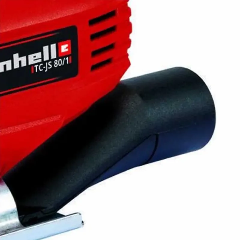 Elektrische Decoupeerzaag TC-JS 80/1 - 550 W - Slagfrequentie 1000-3000 t/min - Slaghoogte: 20 mm - Versteksneden: max. 45° von Einhell – Produktbild 2 von 5