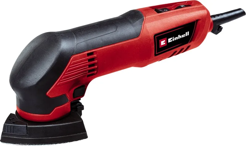 Elektrische Delta Schuurmachine TC-DS 20 E - 200W - Variabele snelheid - Stofafzuigaansluiting - Incl. 9 stuks schuurpapier de Einhell – image du produit