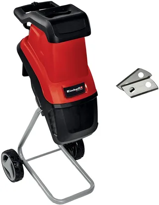Elektrische Hakselaar GC-KS 2540 - 2500 W - Max. takdikte: Ø40 mm - 2 omkeerbare messen van speciaal staal - Incl. praktische aanduwstok van Einhell – productafbeelding 1 van 5