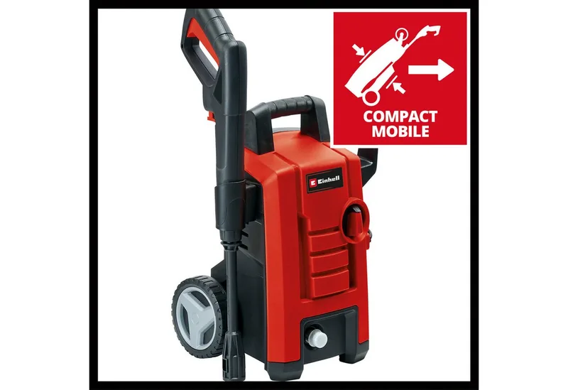 Elektrische Hogedrukreiniger TC-HP 130 - 1500 W - Max. 130 bar - 390 l/u - Incl. 5m hogedrukslang, pistool, lans, diverse sproeiers, borstel en schuimsproeier de Einhell – image du produit 3 sur 5