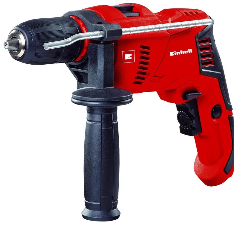 Elektrische Klopboormachine TE-ID 500 E - 500 W - 2 functies: boren/klopboren - Boorcapaciteit hout 25 mm / beton 10 mm / staal 8 mm - Incl. 5 steenboren von Einhell – Produktbild