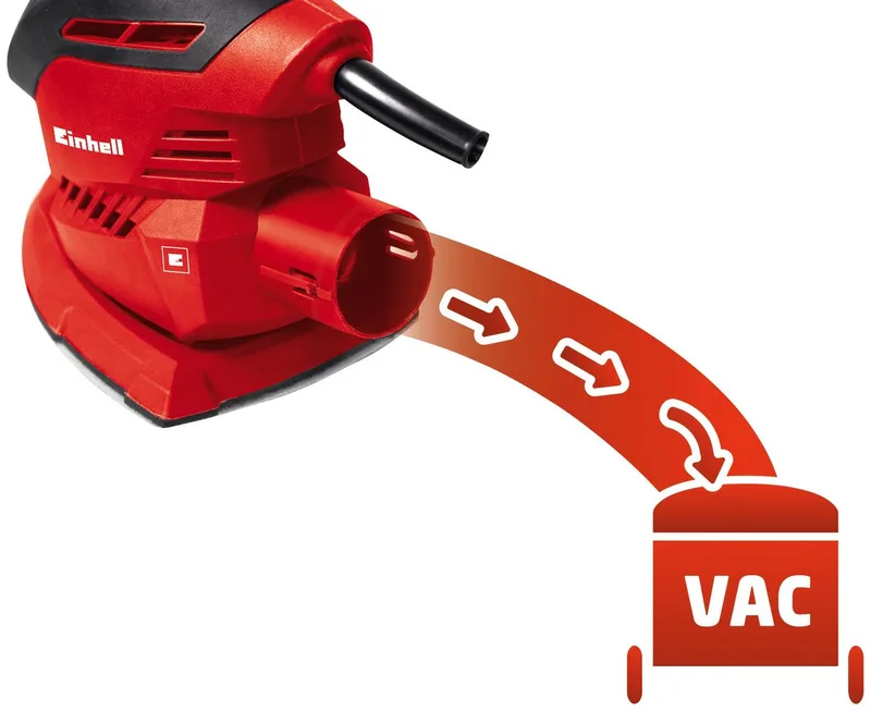 Elektrische Multischuurmachine TH-OS 1016 - 100 W - Schuuroppervlak: 150 x 150 x 100 mm - Incl. 1 schuurvel (K120) by Einhell – product image 4 of 5