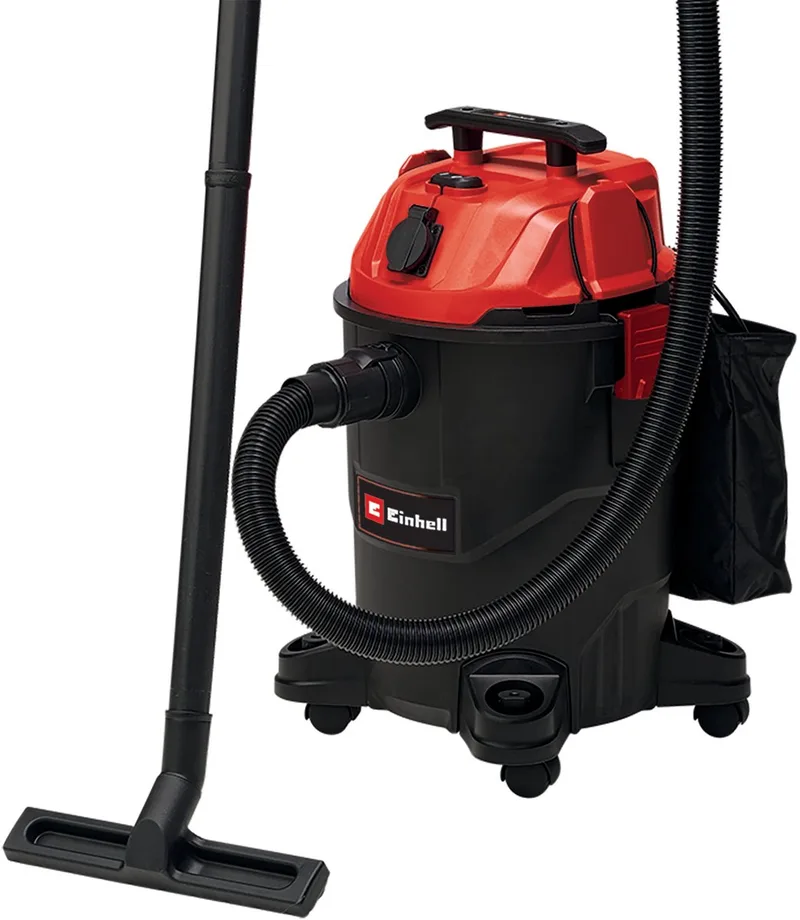 Elektrische Nat-/Droogzuiger TC-VC 1825 A - 1250 W - 180 mbar - 25 L - 2-delige kunststof buis - 250 cm zuigslang - Automatisch stopcontact: 2200 W fra Einhell – produktbillede