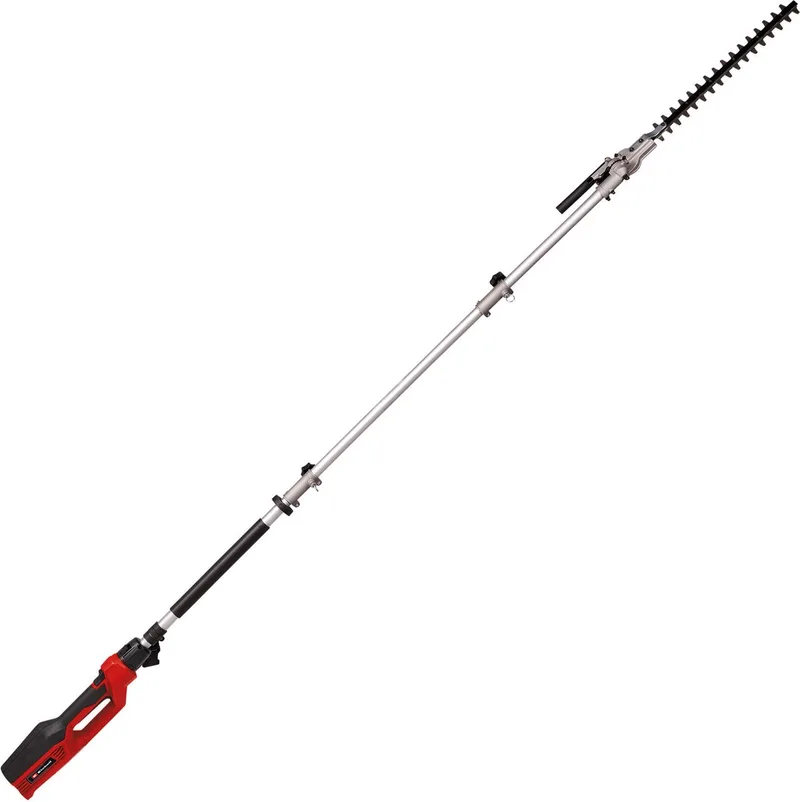 Elektrische Telescopische Heggenschaar GC-HH 9046 - 900 W - Snoeilengte 41,2 cm - Tandafstand 20 mm - Bereik 1,97 m - Verlengbaar tot 2,60 m - Kantelbaar snoeiopzetstuk de Einhell – image du produit 1 sur 5