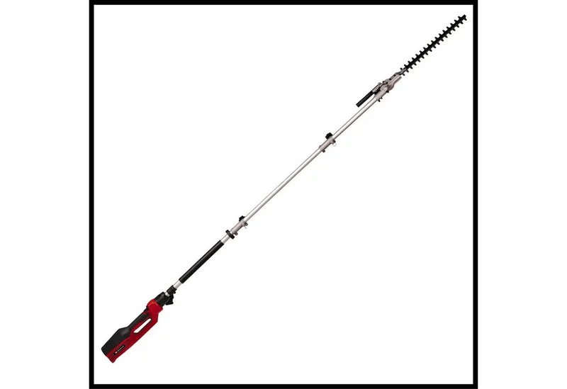 Elektrische Telescopische Heggenschaar GC-HH 9046 - 900 W - Snoeilengte 41,2 cm - Tandafstand 20 mm - Bereik 1,97 m - Verlengbaar tot 2,60 m - Kantelbaar snoeiopzetstuk de Einhell – image du produit 3 sur 5