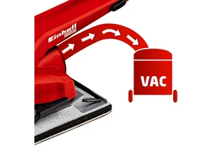Elektrische Vlakschuurmachine TE-OS 2520 E - 250 W - Schuuroppervlak: 230x115 mm - Incl. 1 schuurvel von Einhell – Produktbild 4 von 5