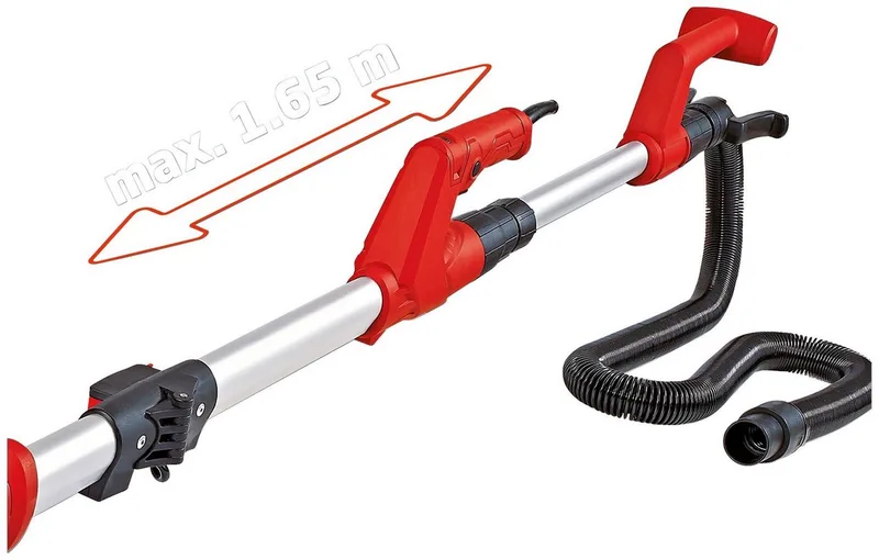 Elektrische Wand-/ Plafondschuurmachine TC-DW 225 - 600 W - 600-1500 t/min - Ø225 mm - Telescoopsteel - Schuurschijf met klittenband - Incl. 6x schuurschijven by Einhell – product image 2 of 5