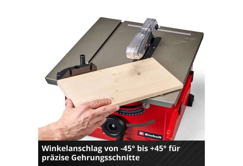 Elektrische Zaagtafel TC-TS 8 - 1200 W - Ø210 mm - Zaagblad 45° kantelbaar naar 1 zijde - Incl. 24 tands zaagblad de Einhell – image du produit 4 sur 5