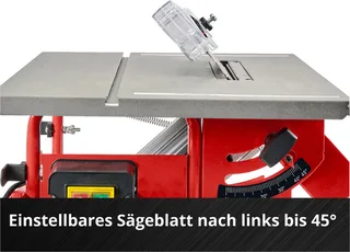 TC-TS 8 I Scie circulaire de table 200 mm 230 V de Einhell – image du produit 4 sur 5