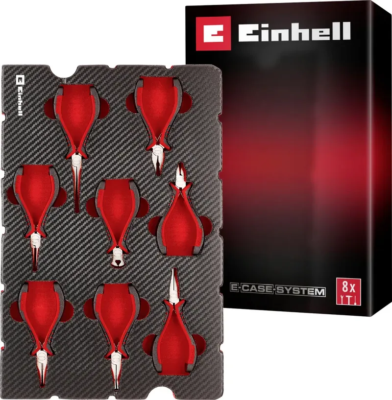 Elektronik Zangen-Set 8-tlg. Einleger Pad 370523 Einlage by Einhell – product image