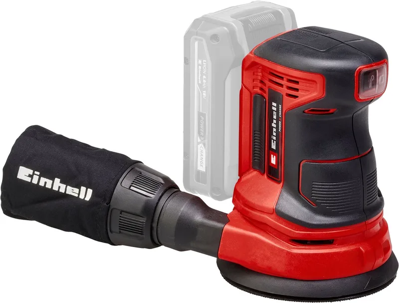 Exzenterschleifer TE-RS 18 Li - Solo, Power X-Change, ohne Akku und Ladegerät von Einhell, Rot, Schwarz – Produktbild 1 von 5
