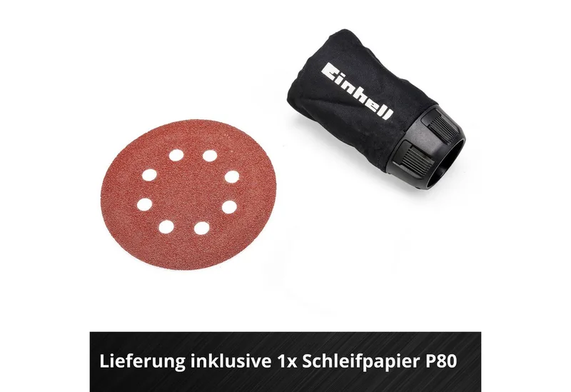 Exzenterschleifer TE-RS 18 Li - Solo, Power X-Change, ohne Akku und Ladegerät von Einhell, Rot, Schwarz – Produktbild 5 von 5