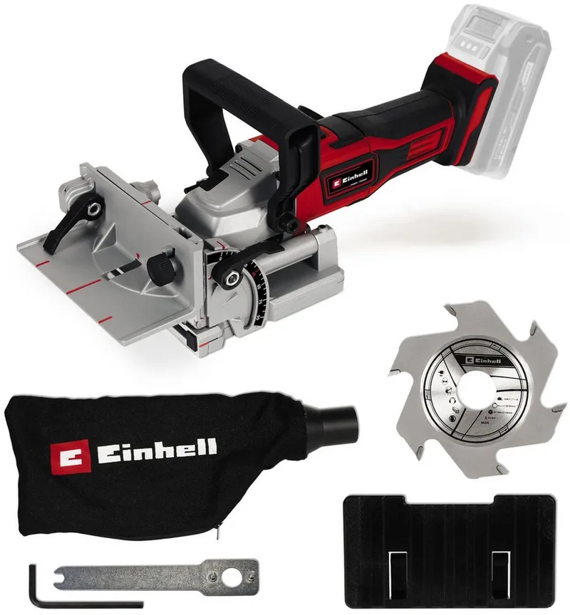 Flachdübelfräse TE-BJ 18 Li - Solo, 18 in V, Power X-Change, ohne Akku und Ladegerät de Einhell, Rouge – image du produit 1 sur 5