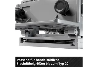 Flachdübelfräse TE-BJ 18 Li - Solo, 18 in V, Power X-Change, ohne Akku und Ladegerät de Einhell, Rouge – image du produit 4 sur 5