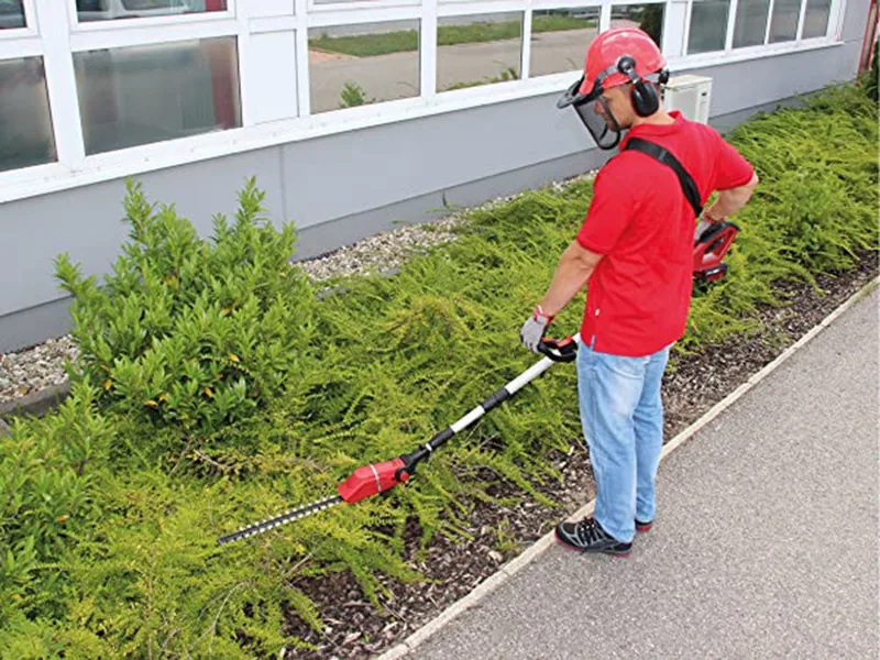 Garten-Multifunktionsgerät GE-HC 18 Li T Kit, mit Akku und Ladegerät by Einhell, Red – product image 2 of 5