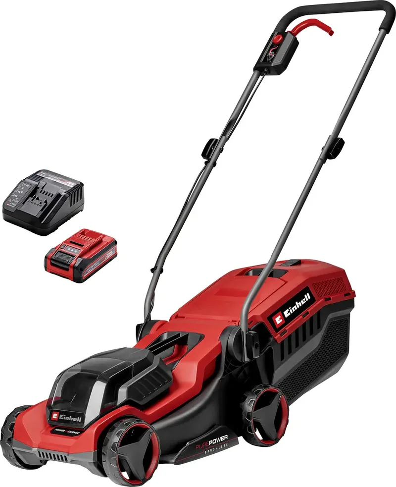 GE-CM 18/30-1 Li BL (1x3,0Ah) Akku Akku-Rasenmäher inkl. Akku, inkl. Ladegerät, fahrbar 18 V Schnittbreite (max.) 30 cm von Einhell – Produktbild