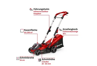 Akku-Rasenmäher GE-CM 36/34-1 Li-Solo von Einhell – Produktbild 3 von 4
