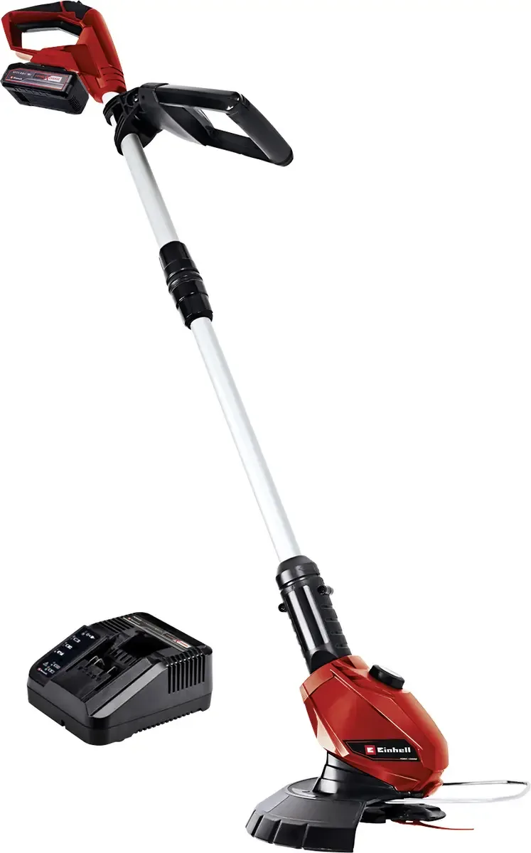 GE-CT 18 Li (1x 2,5Ah) Akku-Rasentrimmer Akku Akku-Rasentrimmer inkl. Ladegerät, inkl. Akku 18 V 2.5 Ah Schnittbreite (max.): 24 cm van Einhell – productafbeelding 1 van 5