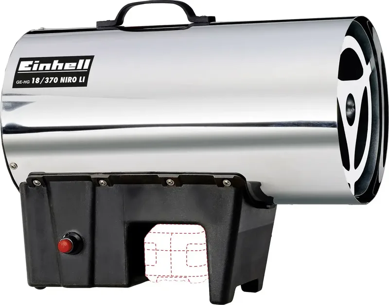 GE-HG 18/370 Niro Li-Solo D/AT Heißluftgebläse 37 W fra Einhell – produktbillede