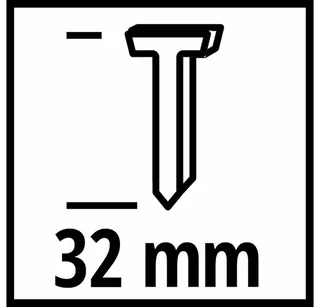 Handtacker Einhell 4137874 Stauchkopfnägel Produktabmessung, Länge 32 mm 3000 St by Einhell – product image 2 of 3