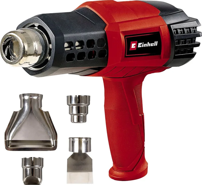 Heißluftgebläse TE-HA 2000 E, 2000 in W, bis max. 550 °C van Einhell, Rood, Zwart – productafbeelding
