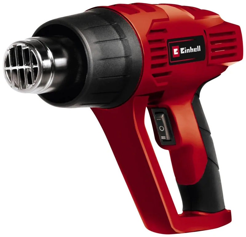 Heißluftgebläse TH-HA 2000/1, 2000 in W, bis max. 550 °C van Einhell, Rood, Zwart – productafbeelding 3 van 5