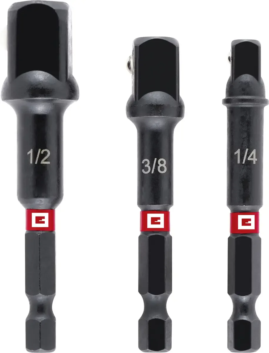Impact 134215 Bit-adaptersæt Drev (skruetrækker) 1/4, 3/8, 1/2 135 mm 1 Set van Einhell – productafbeelding