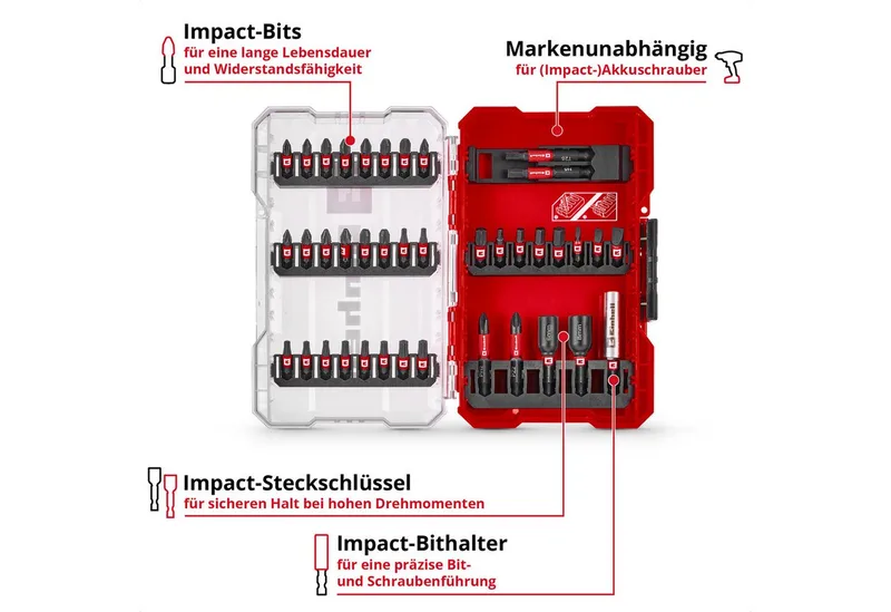 Impact Bitset - 39-delig - M-Case von Einhell – Produktbild 2 von 4