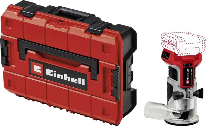 Kantenfräse 4350412+4540011 ohne Akku, ohne Ladegerät, inkl. E-Case by Einhell – product image