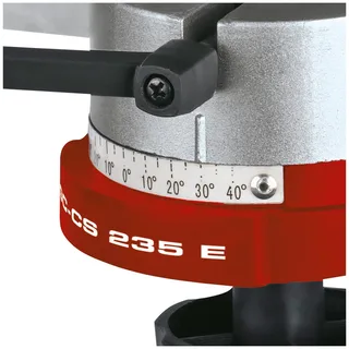 Kettingslijper GC-CS 235 E - 235 W - 3.000 t/min - Ø145x22x3,2 mm - Afstelhoek 40˚ naar links en rechts - Incl. 1x Slijpschijf de Einhell – image du produit 4 sur 5