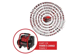 Kompressor Power X-Change TE-AC 36/150 Li OF-Solo, max. 8 bar, 6 l, ohne Akku van Einhell – productafbeelding 3 van 5