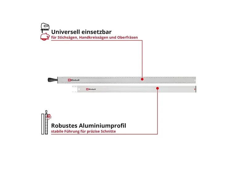 Lochsäge, Einhell Universal-Sägeschiene, 2-tlg. (max. Spannweite 2500 mm, Spannk de Einhell – image du produit 3 sur 5