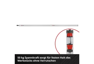 Lochsäge, Einhell Universal-Sägeschiene, 2-tlg. (max. Spannweite 2500 mm, Spannk de Einhell – image du produit 5 sur 5