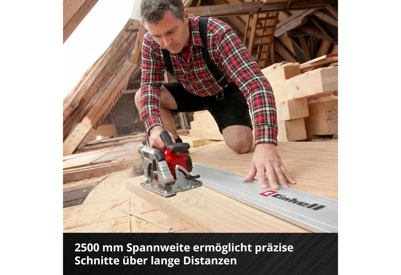 Lochsäge, Einhell Universal-Sägeschiene, 2-tlg. (max. Spannweite 2500 mm, Spannk de Einhell – image du produit 4 sur 5